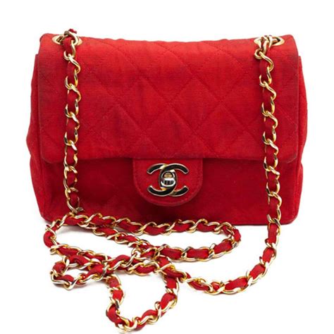 sac chanel rouge occasion|sac Chanel occasion.